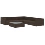 Set muebles de jardín 6 piezas y cojines ratán sintético marrón by , Garden sets - Ref: Foro24-46769, Price: 630,85 €, Discou...