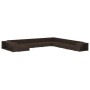 Set muebles de jardín 11 pzas y cojines ratán sintético marrón von , Gartensets - Ref: Foro24-46826, Preis: 914,75 €, Rabatt: %