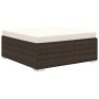 Set muebles de jardín 11 pzas y cojines ratán sintético marrón von , Gartensets - Ref: Foro24-46826, Preis: 914,75 €, Rabatt: %