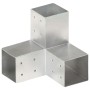 Conectores de postes en Y 4 uds metal galvanizado 81x81 mm de , Postes de cerca - Ref: Foro24-145466, Precio: 82,36 €, Descue...