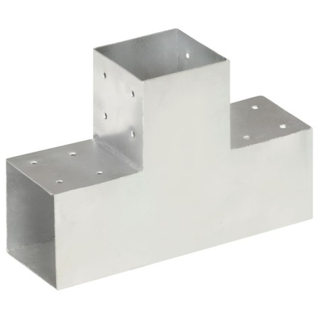 Conector de postes en forma de T metal galvanizado 101x101 mm de , Postes de cerca - Ref: Foro24-145479, Precio: 36,99 €, Des...