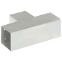 Conector de postes en forma de T metal galvanizado 101x101 mm de , Postes de cerca - Ref: Foro24-145479, Precio: 36,99 €, Des...