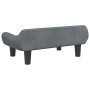 Cama para perros de terciopelo gris oscuro 70x40x24 cm von , Betten für Hunde - Ref: Foro24-171953, Preis: 72,56 €, Rabatt: -5%%