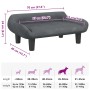 Cama para perros de terciopelo gris oscuro 70x40x24 cm von , Betten für Hunde - Ref: Foro24-171953, Preis: 72,56 €, Rabatt: -5%%