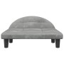 Cama para perros de terciopelo gris claro 70x52x30 cm | Foro24.es | Tu tienda online para hogar, jardín y más Foro24.es