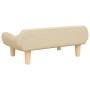 Cama para perros de tela crema 70x40x24 cm de , Camas para perros - Ref: Foro24-171945, Precio: 72,87 €, Descuento: %