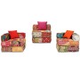 Puf modular de 3 plazas de tela patchwork von , Kissen für Stühle und Sofas - Ref: Foro24-244979, Preis: 452,04 €, Rabatt: %