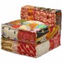 Puf modular de 3 plazas de tela patchwork von , Kissen für Stühle und Sofas - Ref: Foro24-244979, Preis: 452,04 €, Rabatt: %