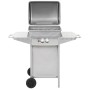 Barbacoa portátil de gas con 2 zonas plateada acero inoxidable von , Grillen - Ref: Foro24-276149, Preis: 152,22 €, Rabatt: %