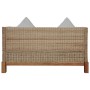 Juego de sofás con cojines 2 piezas ratán natural by , Sofas - Ref: Foro24-278615, Price: 1,00 €, Discount: %