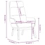 Sillón de relax de tela color crema von , Sessel - Ref: Foro24-341161, Preis: 126,05 €, Rabatt: -5%%