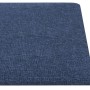 Paneles de pared 12 uds tela azul 60x30 cm 2,16 m² de , Recubrimiento de paredes - Ref: Foro24-343854, Precio: 58,90 €, Descu...