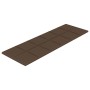 Paneles de pared 12 uds tela marrón 90x30 cm 3,24 m² by , Wall covering - Ref: Foro24-344117, Price: 73,21 €, Discount: %