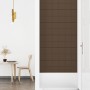 Paneles de pared 12 uds tela marrón 90x30 cm 3,24 m² by , Wall covering - Ref: Foro24-344117, Price: 73,21 €, Discount: %