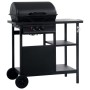 Barbacoa portátil de gas con mesita de 3 estantes negro von , Grillen - Ref: Foro24-3051180, Preis: 160,53 €, Rabatt: %