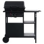 Barbacoa portátil de gas con mesita de 3 estantes negro von , Grillen - Ref: Foro24-3051180, Preis: 160,53 €, Rabatt: %