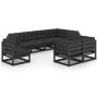 Gartenmöbel 8-teilig und Kissen aus massivem Kiefernholz von vidaXL, Gartensets - Ref: Foro24-3076718, Preis: 957,11 €, Rabat...