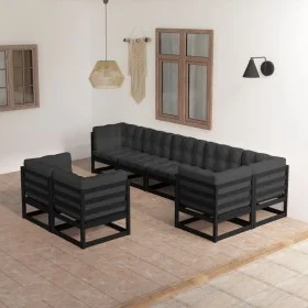 Garden furniture 8 pieces and cushions solid pine wood by vidaXL, Garden sets - Ref: Foro24-3076708, Price: 945,06 €, Discoun...