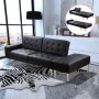 Sofá cama cuero sintético negro von , Sofas - Ref: Foro24-244304, Preis: 270,96 €, Rabatt: -5%%