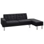 Sofá cama cuero sintético negro von , Sofas - Ref: Foro24-244304, Preis: 270,96 €, Rabatt: -5%%