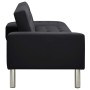 Sofá cama cuero sintético negro von , Sofas - Ref: Foro24-244304, Preis: 270,96 €, Rabatt: -5%%