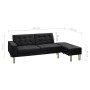Sofá cama cuero sintético negro von , Sofas - Ref: Foro24-244304, Preis: 270,96 €, Rabatt: -5%%