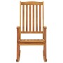 Silla mecedora con cojines madera maciza de acacia by , Garden chairs - Ref: Foro24-3064188, Price: 193,90 €, Discount: %