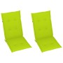 Sillas reclinables jardín y cojines 2 uds madera maciza acacia by , Garden chairs - Ref: Foro24-3064709, Price: 171,15 €, Dis...