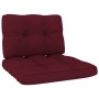 Silla de jardín y cojines vino tinto madera pino impregnada by , Garden chairs - Ref: Foro24-3065750, Price: 174,16 €, Discou...