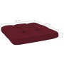 Silla de jardín y cojines vino tinto madera pino impregnada by , Garden chairs - Ref: Foro24-3065750, Price: 174,16 €, Discou...
