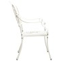 Mesa y sillas de bistró 3 piezas aluminio fundido blanco by , Garden sets - Ref: Foro24-3070573, Price: 501,41 €, Discount: %