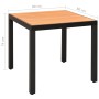 Juego de comedor de jardín 5 piezas aluminio negro von , Gartensets - Ref: Foro24-3070628, Preis: 444,80 €, Rabatt: %