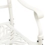 Mesa y sillas de bistró 3 piezas aluminio fundido blanco by , Garden sets - Ref: Foro24-3070567, Price: 418,38 €, Discount: %