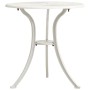 Mesa y sillas de bistró 3 piezas aluminio fundido blanco by , Garden sets - Ref: Foro24-3070567, Price: 418,38 €, Discount: %