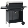Barbacoa grill de gas 4+1 quemadores negra y plateada de , Barbacoas - Ref: Foro24-3072536, Precio: 413,77 €, Descuento: %
