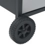 Barbacoa grill de gas 4+1 quemadores negra y plateada de , Barbacoas - Ref: Foro24-3072536, Precio: 413,77 €, Descuento: %