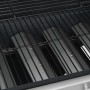 Barbacoa grill de gas 4+1 quemadores negra y plateada de , Barbacoas - Ref: Foro24-3072536, Precio: 413,77 €, Descuento: %