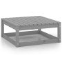 Juego de muebles de jardín 8 piezas gris madera maciza de pino von , Gartensets - Ref: Foro24-3075456, Preis: 375,52 €, Rabat...