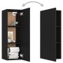Set de muebles de salón TV 3 pzas madera de ingeniería negro by , TV Furniture - Ref: Foro24-3078763, Price: 124,41 €, Discou...