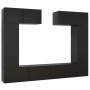 Set de muebles de salón TV 6 piezas madera de ingeniería negro von , TV-Möbel - Ref: Foro24-3078804, Preis: 302,68 €, Rabatt:...