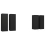 Mueble para TV 4 pzas madera de ingeniería negro 30,5x30x90 cm by , TV Furniture - Ref: Foro24-3078846, Price: 163,37 €, Disc...