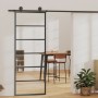 Puerta corredera con herrajes ESG vidrio y aluminio 76x205 cm von , Türen - Ref: Foro24-3081950, Preis: 190,04 €, Rabatt: -5%%