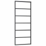 Puerta corredera con herrajes ESG vidrio y aluminio 76x205 cm von , Türen - Ref: Foro24-3081950, Preis: 190,04 €, Rabatt: -5%%