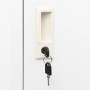Armario para sillas de montar acero blanco 53x53x105 cm de , Soportes para sillas de montar - Ref: Foro24-339603, Precio: 166...