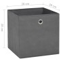 Cajas de almacenaje 10 uds tela no tejida gris 28x28x28 cm von , Aufbewahrungskörbe - Ref: Foro24-325193, Preis: 42,58 €, Rab...