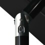 Sombrilla jardín de 3 niveles con palo de aluminio negro 3,5 m by , Umbrellas - Ref: Foro24-313882, Price: 118,31 €, Discount: %