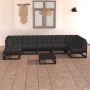 Gartenmöbel 8-teilig und Kissen aus massivem Kiefernholz von vidaXL, Gartensets - Ref: Foro24-3076753, Preis: 866,43 €, Rabat...