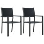 Juego de comedor para jardín 7 piezas blanco y negro von , Gartensets - Ref: Foro24-3099279, Preis: 515,34 €, Rabatt: -5%%