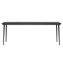 Juego de comedor de jardín 7 piezas con cojines negro by , Garden sets - Ref: Foro24-3099309, Price: 548,01 €, Discount: %