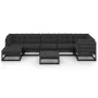 Garden furniture 8 pieces and cushions solid pine wood by vidaXL, Garden sets - Ref: Foro24-3076753, Price: 866,43 €, Discoun...